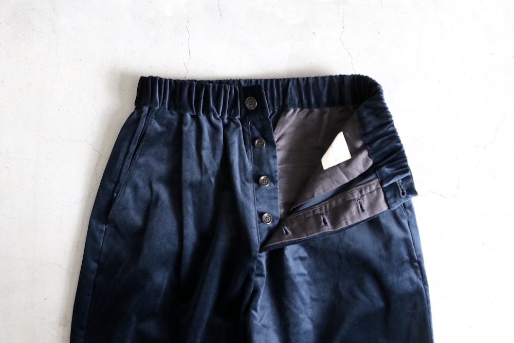 WOMEN'S】TOUJOURS（トゥジュー）“Easy Trousers -WASHED COTTON