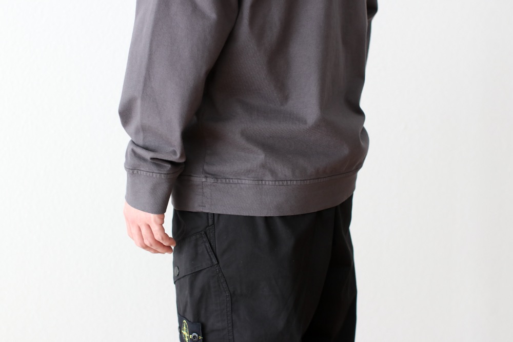 関税負担なし☆STONE パッチクルーネックスウェットシャツ 18AW STONE ISLAND クルーネック スウェットシャツ コンパスロゴ