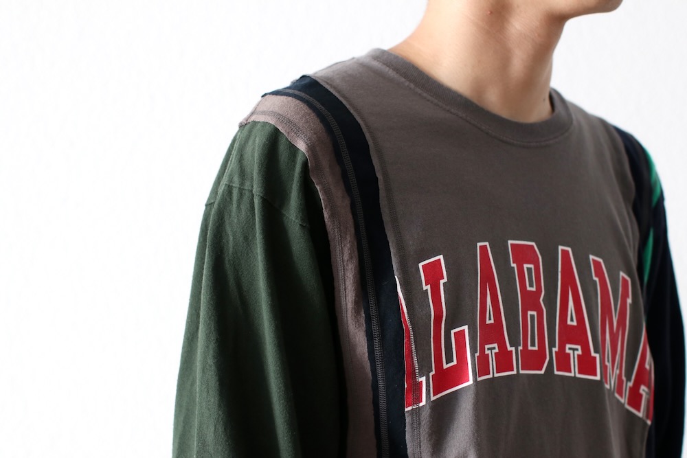 Rebuild by Needles(ӥɥХˡɥ륺)  "7 Cut L/S Tee - College"