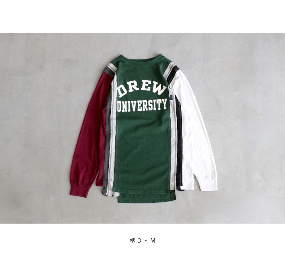 Rebuild by Needles(ӥɥХˡɥ륺)  "7 Cut L/S Tee - College"