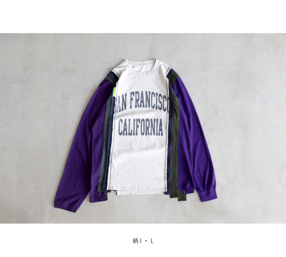 Rebuild by Needles(ӥɥХˡɥ륺)  "7 Cut L/S Tee - College"