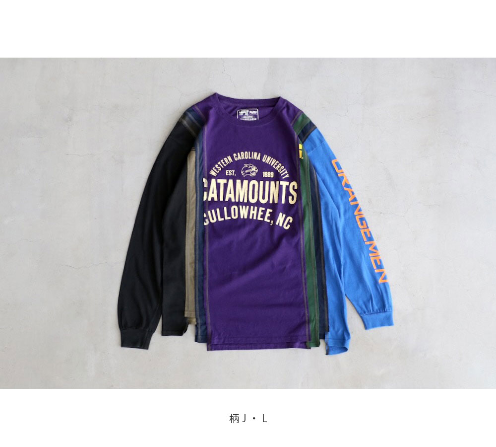 Rebuild by Needles(ӥɥХˡɥ륺)  "7 Cut L/S Tee - College"