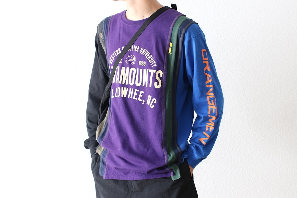 Rebuild by Needles(ӥɥХˡɥ륺)  "7 Cut L/S Tee - College"