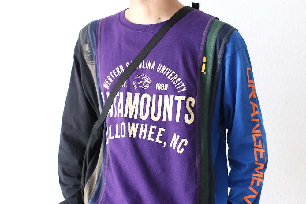 Rebuild by Needles(ӥɥХˡɥ륺)  "7 Cut L/S Tee - College"