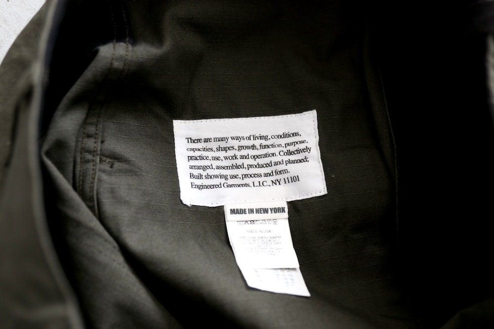 Engineered Garments (���󥸥˥����ɥ�������) "Fatigue Pant -Hevyweight Cotton Ripstop-"