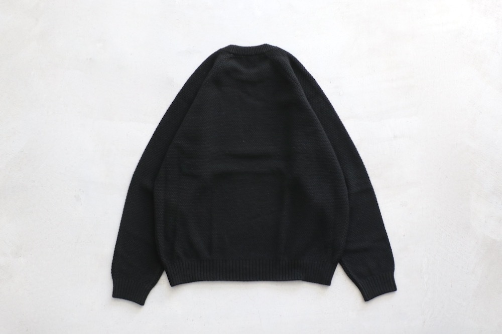 ATON (ȥ) "LAMBS WOOL CREWNECK SWEATER"