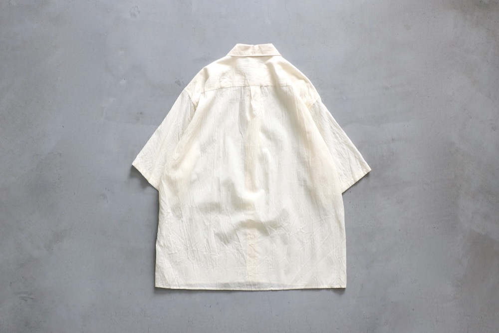 blurhms(�֥顼�ॹ) "Silk-Co Voile Half-Sleeve Shirt"