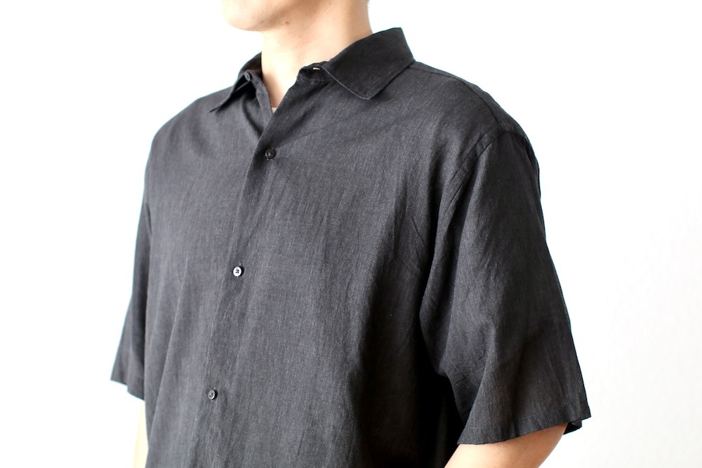 blurhms(�֥顼�ॹ) "Silk-Co Voile Half-Sleeve Shirt"