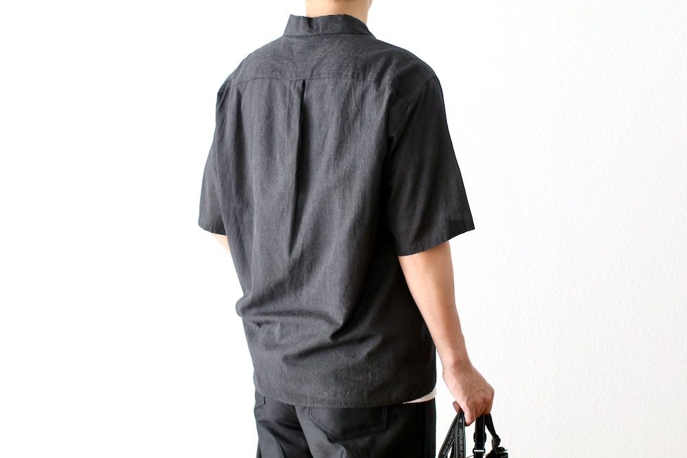 blurhms(�֥顼�ॹ) "Silk-Co Voile Half-Sleeve Shirt"