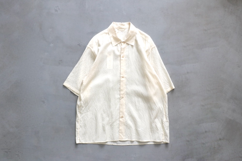 blurhms(�֥顼�ॹ) "Silk-Co Voile Half-Sleeve Shirt"