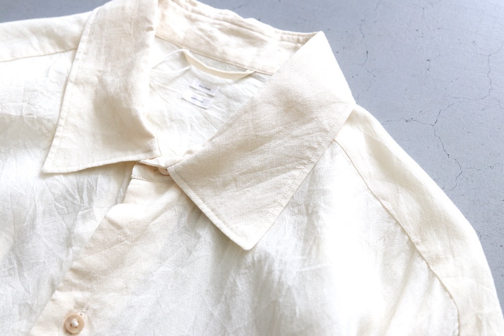 blurhms(�֥顼�ॹ) "Silk-Co Voile Half-Sleeve Shirt"