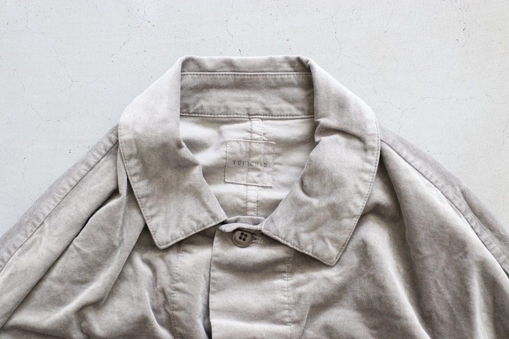 ��WOMEN'S��TOUJOURS�ʥȥ����塼�ˡ�Coverall Jacket -GARMENT DYE COTTON*VISCOSE STRETCH VELVET CLOTH-��