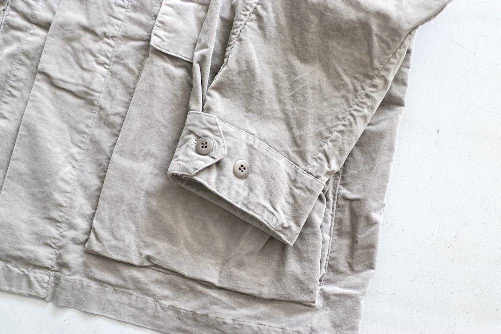 ��WOMEN'S��TOUJOURS�ʥȥ����塼�ˡ�Coverall Jacket -GARMENT DYE COTTON*VISCOSE STRETCH VELVET CLOTH-��