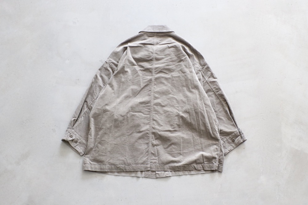 TOUJOURS /トゥジュー　 カバーオールジャケット 1 TOUJOURS (トゥジュー) China Coverall Jacket (チャイナ・カバーオール)