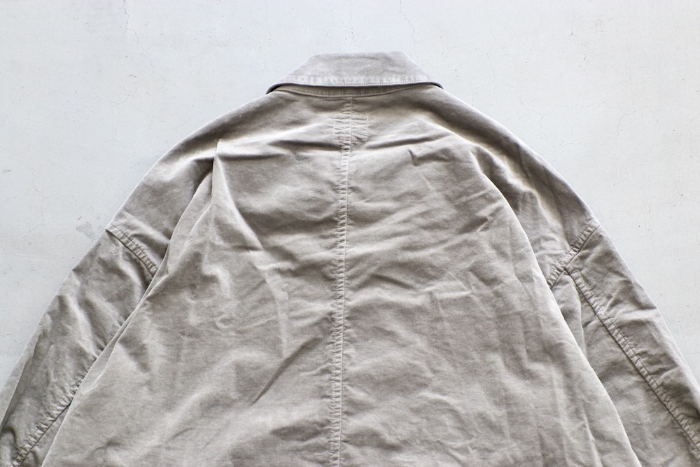 WOMEN'S】TOUJOURS（トゥジュー）“Coverall Jacket -GARMENT DYE