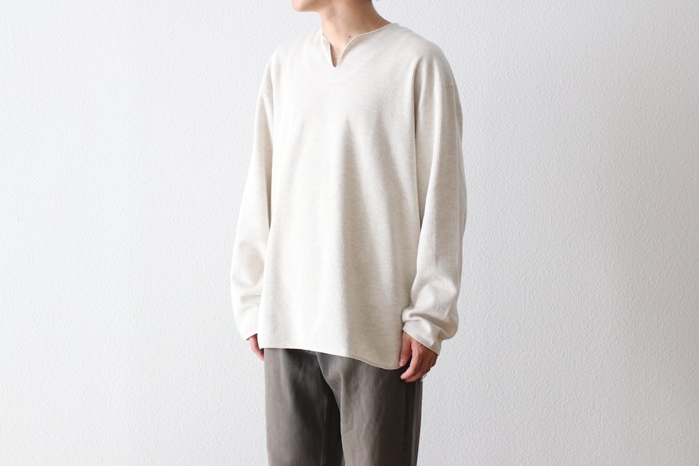 blurhms ROOTSTOCK(֥顼ॹ 롼ĥȥå) "Rough&Smooth Thermal Over Neck L/S"