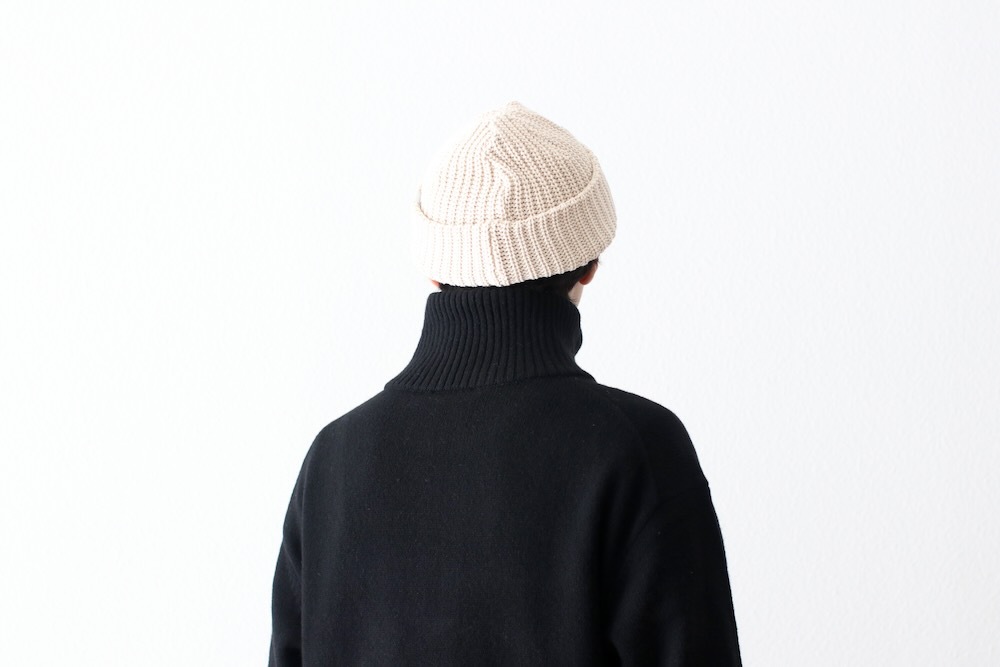 ATON (�����ȥ�) "LAMBS WOOL HALF SIP SWEATER"