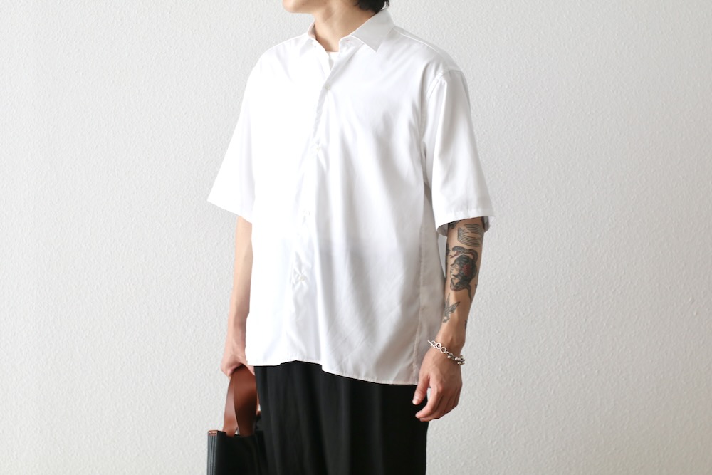 blurhms(�֥顼�ॹ) "Cotton Broad Half-Sleeve Shirt"