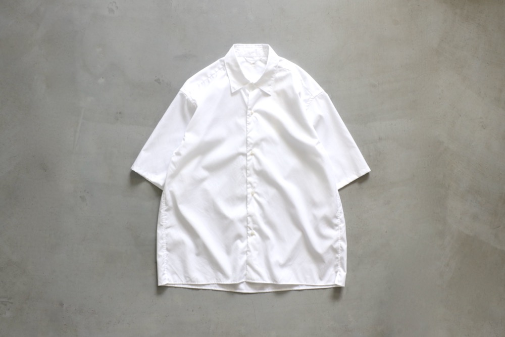 blurhms シャツ 3 L相当 ブラームス ワークシャツ ホワイト 美品 blurhms(ブラームス) 