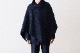 Engineered Garments (���󥸥˥����ɥ�������) ��Button Shawl - Heather Navy Sweater Knit��