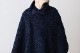 Engineered Garments (���󥸥˥����ɥ�������) ��Button Shawl - Heather Navy Sweater Knit��
