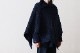 Engineered Garments (���󥸥˥����ɥ�������) ��Button Shawl - Heather Navy Sweater Knit��