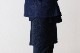 Engineered Garments (���󥸥˥����ɥ�������) ��Button Shawl - Heather Navy Sweater Knit��