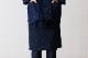 Engineered Garments (���󥸥˥����ɥ�������) ��Button Shawl - Heather Navy Sweater Knit��