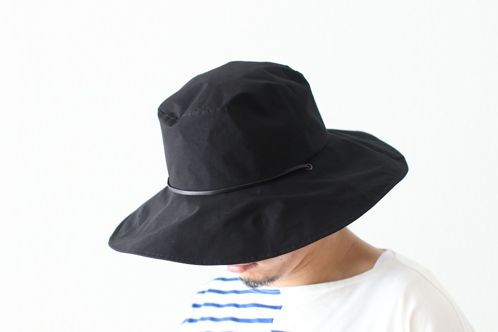 kijima takayuki / cordura safari hat 黒 KIJIMA TAKAYUKI(キジマ タカユキ)のCORDURA（R） SAFARI HAT