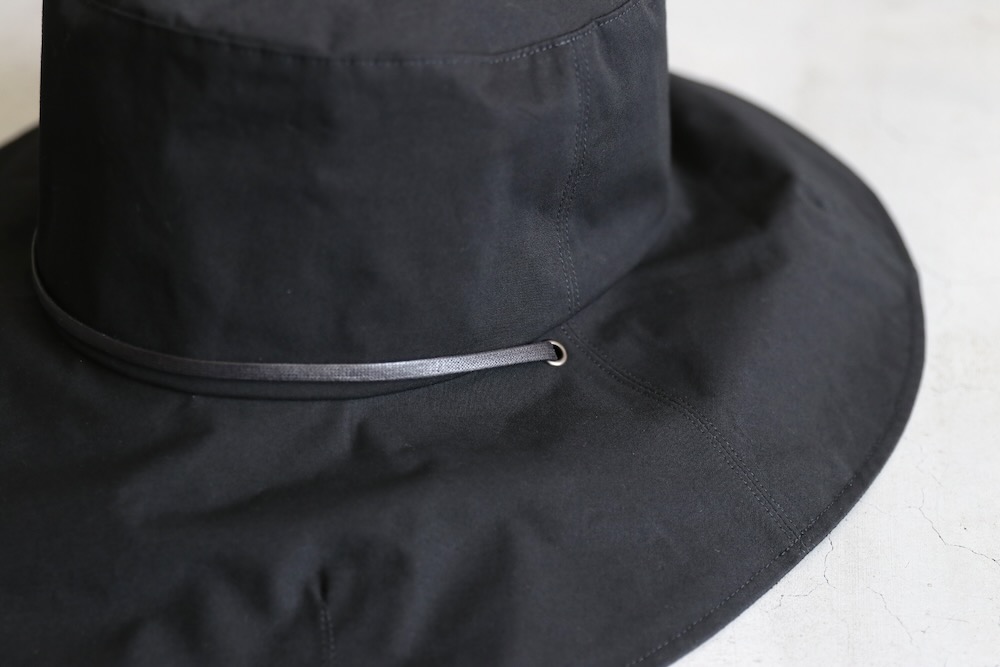 kijima takayuki / cordura safari hat 黒 KIJIMA TAKAYUKI(キジマ タカユキ)のCORDURA（R） SAFARI HAT