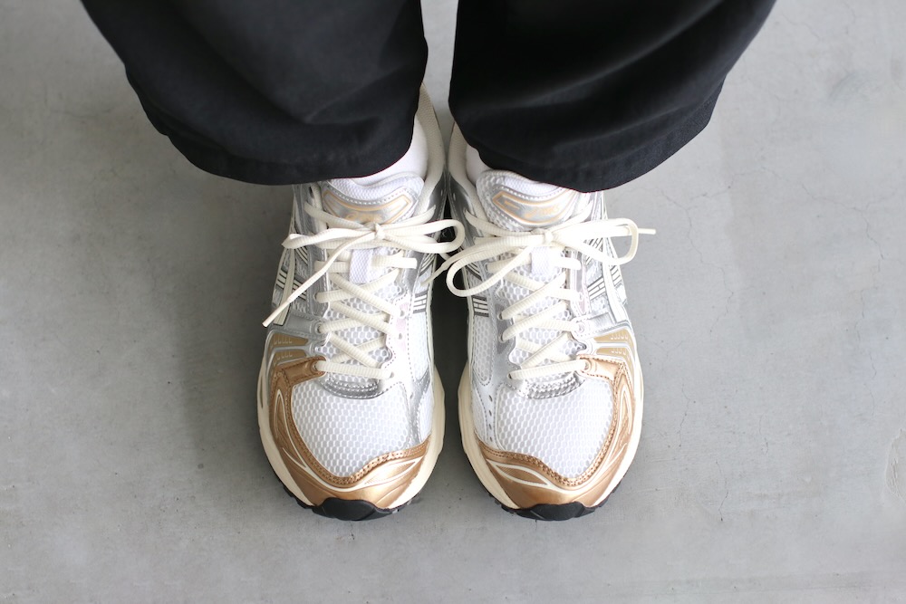 unisexASICS (å) "GEL-KAYANO 14 WHITE/CREAM"