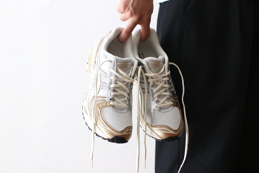 unisexASICS (å) "GEL-KAYANO 14 WHITE/CREAM"