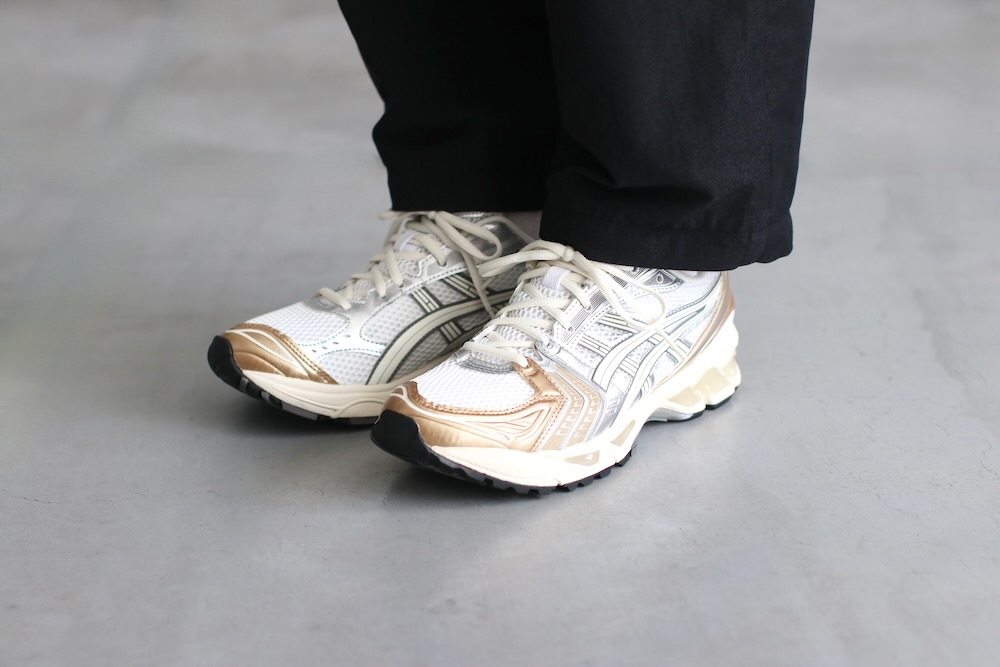 unisexASICS (å) "GEL-KAYANO 14 WHITE/CREAM"
