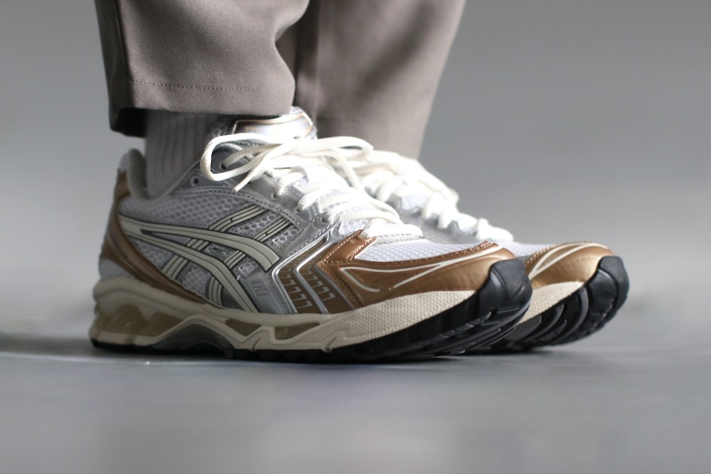 [20%OFF] ��unisex��ASICS (�����å���) "GEL-KAYANO 14 WHITE/CREAM"