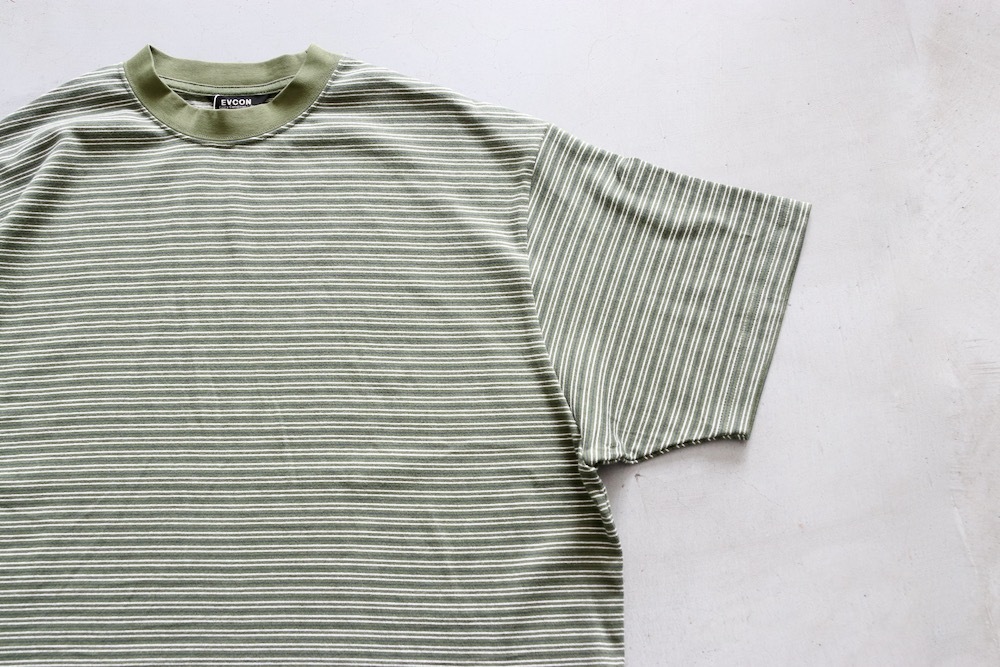 EVCON (ӥ) "BORDER WIDE S/S T-SHIRT"