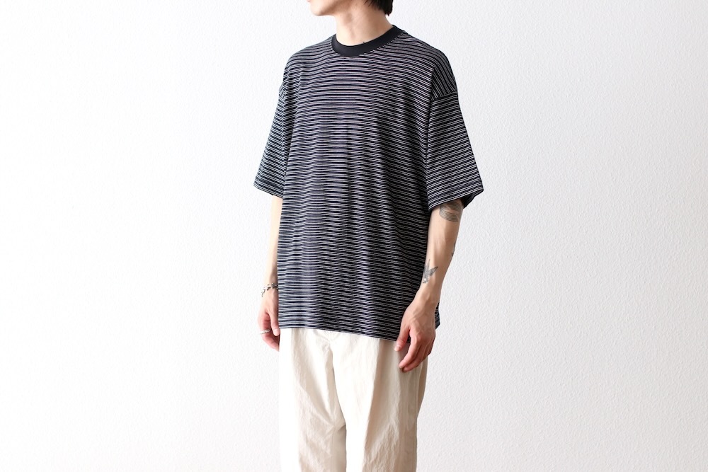 EVCON (ӥ) "BORDER WIDE S/S T-SHIRT"