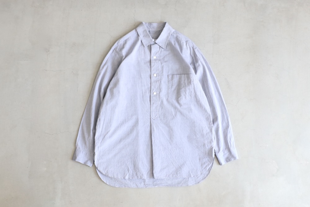 blurhms rootstock グランパシャツ blurhms ROOTSTOCK(ブラームスルーツストック) Hard Twist