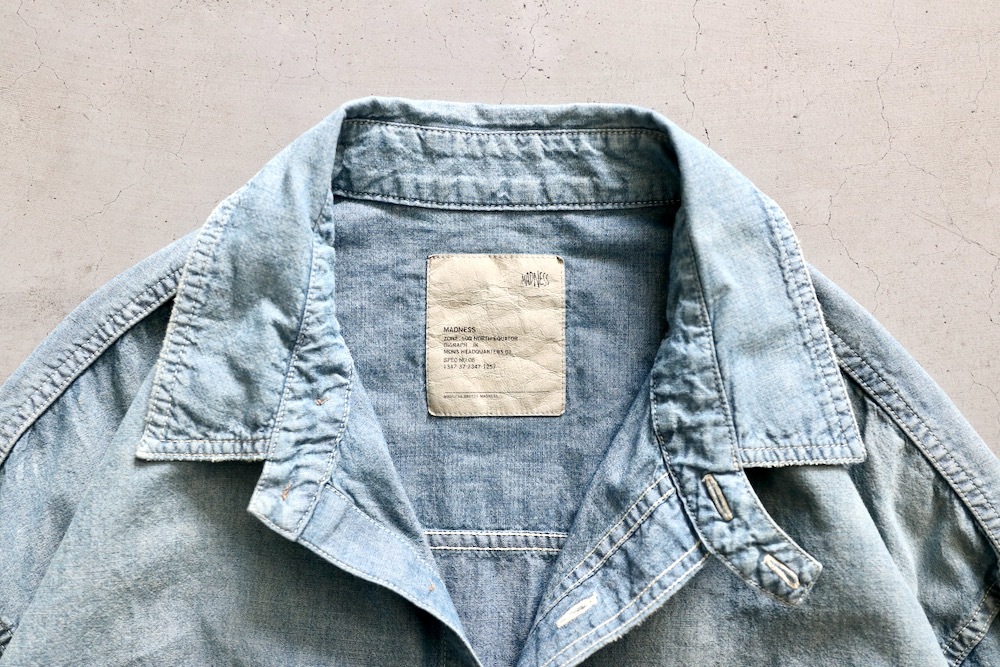MADNESS (�ޥåɥͥ�) "MADNESS VTG CHAMBRAY BD SHIRT"