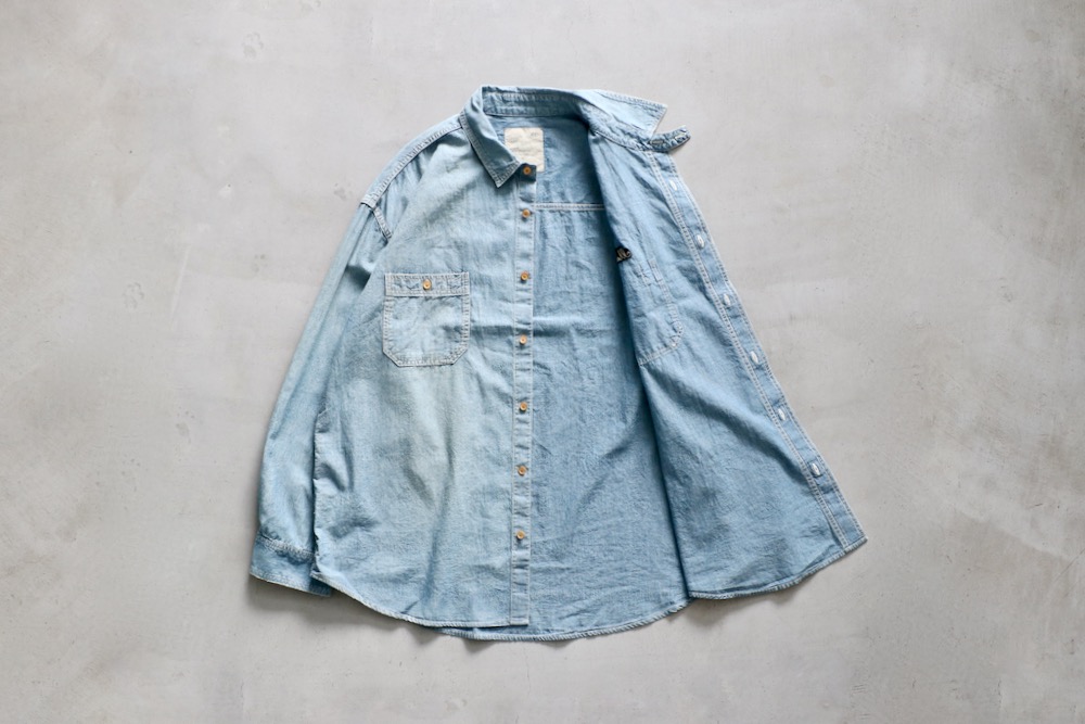 MADNESS (�ޥåɥͥ�) "MADNESS VTG CHAMBRAY BD SHIRT"
