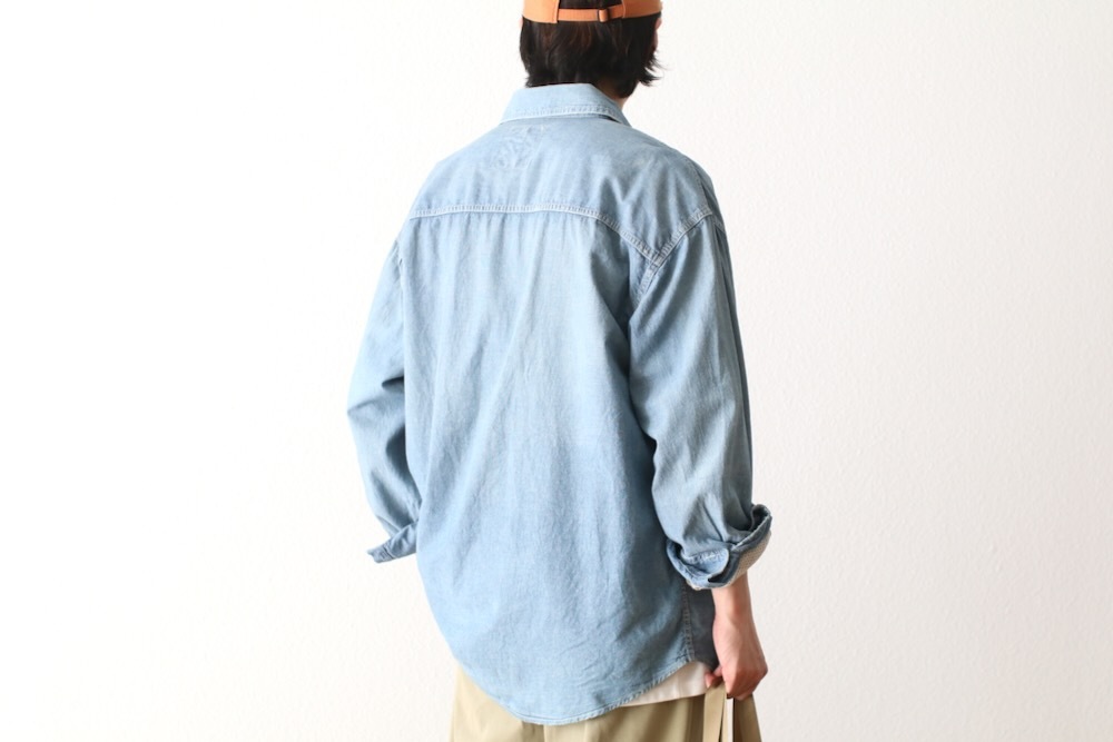 MADNESS (�ޥåɥͥ�) "MADNESS VTG CHAMBRAY BD SHIRT"