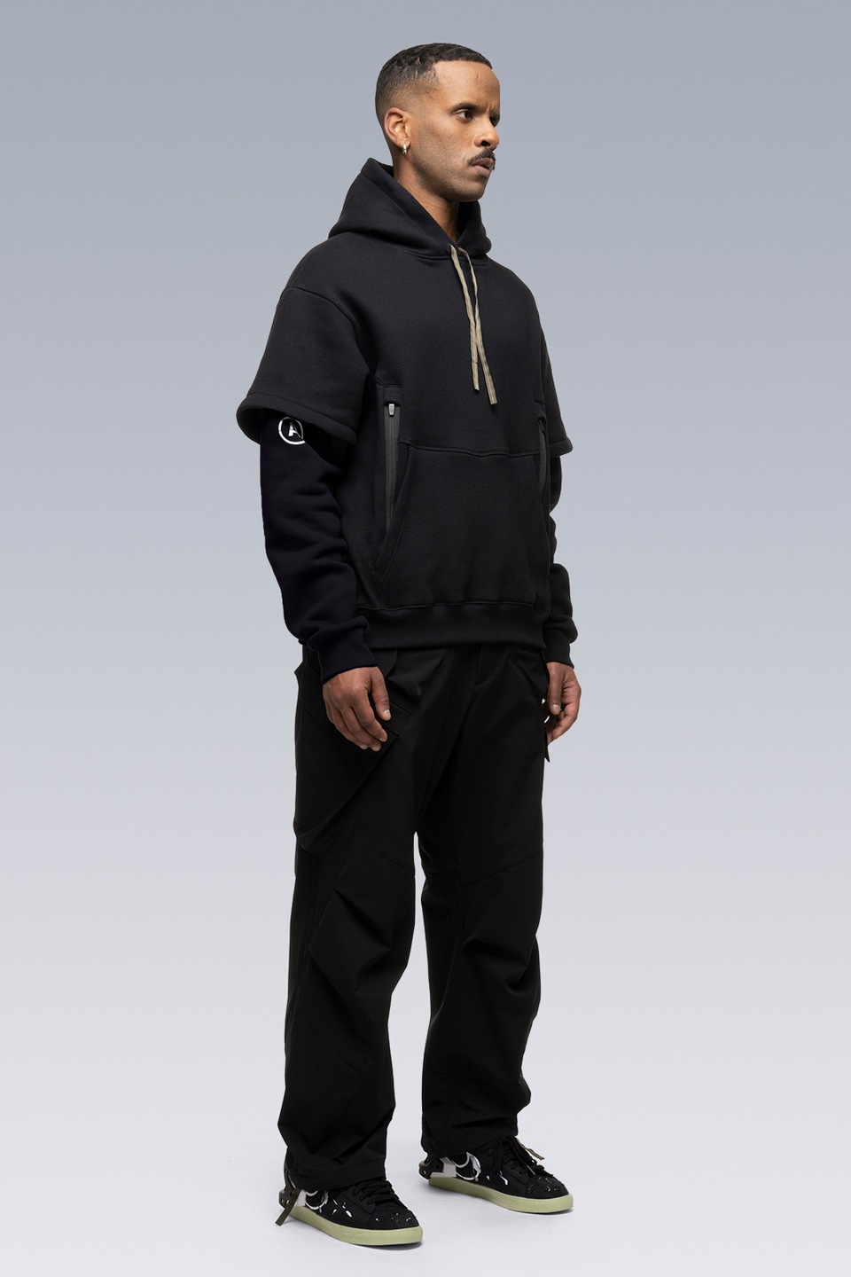 ACRONYM(�������˥���) "S34-PR ORGANIC COTTON HOODED SWEATSHIRT"