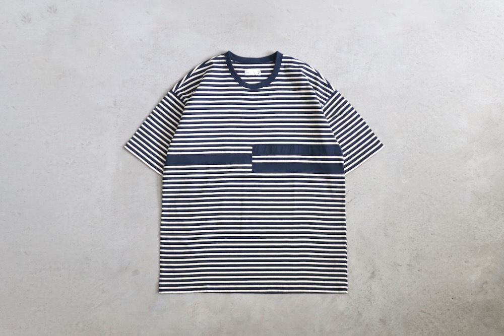 [20% > 30%OFF] ts(s) (�ƥ�����������) "Disconnection Line T-shirt - Horizontal Stripe High Density Cotton Jersey"