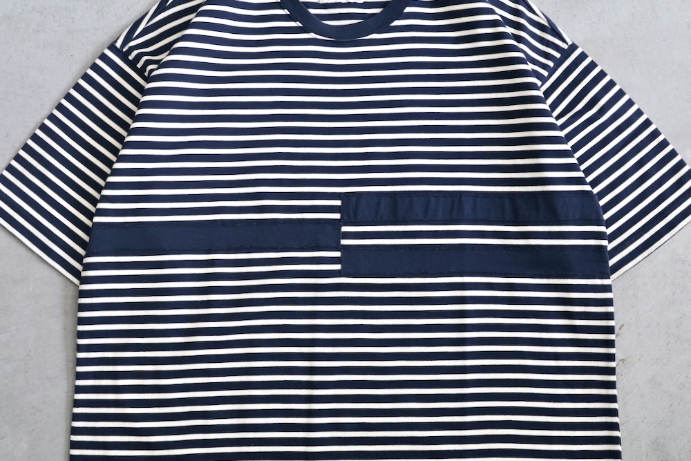 [20% > 30%OFF] ts(s) (�ƥ�����������) "Disconnection Line T-shirt - Horizontal Stripe High Density Cotton Jersey"
