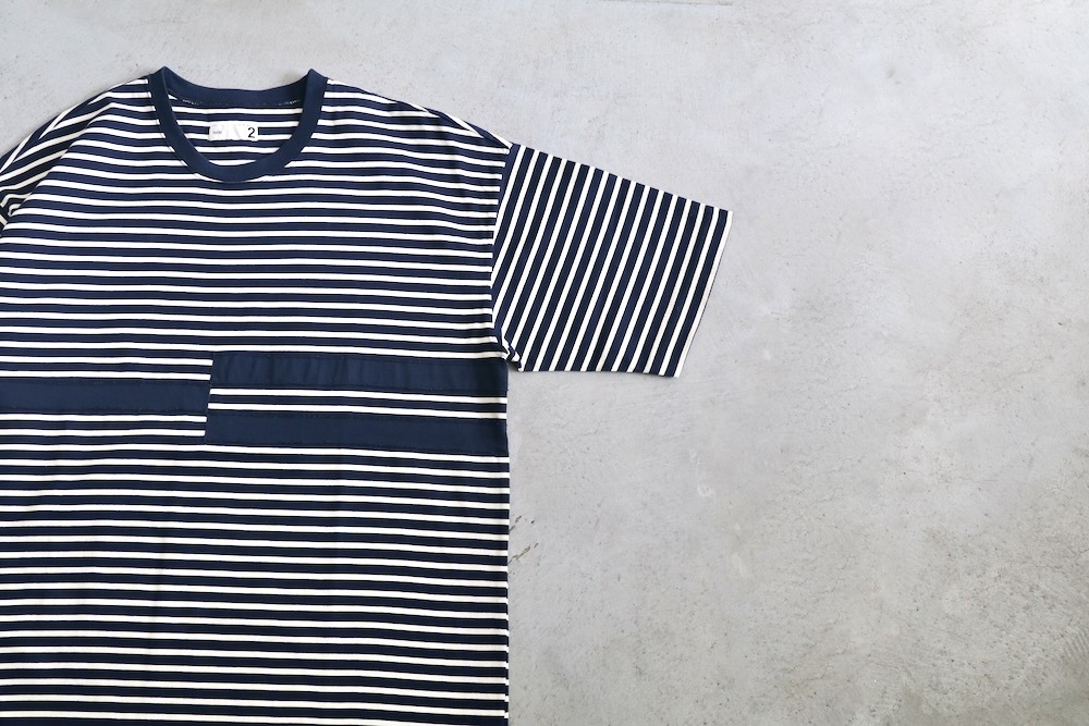[20% > 30%OFF] ts(s) (�ƥ�����������) "Disconnection Line T-shirt - Horizontal Stripe High Density Cotton Jersey"
