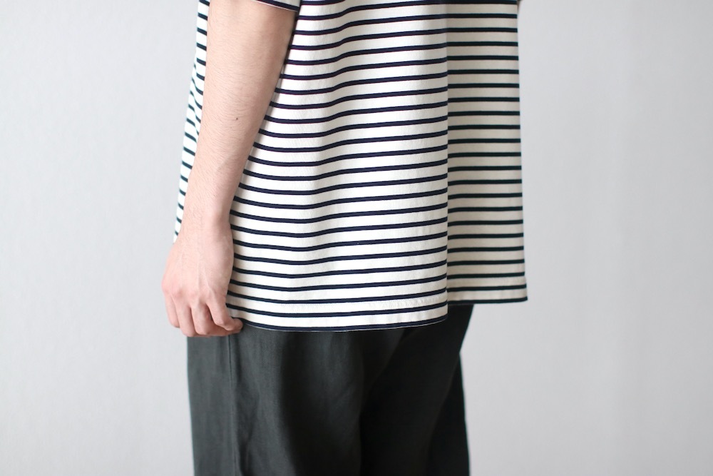 [20% > 30%OFF] ts(s) (�ƥ�����������) "Disconnection Line T-shirt - Horizontal Stripe High Density Cotton Jersey"