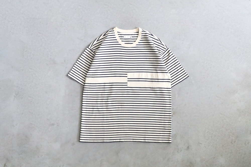 [20% > 30%OFF] ts(s) (�ƥ�����������) "Disconnection Line T-shirt - Horizontal Stripe High Density Cotton Jersey"