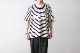 [20% > 30%OFF] ts(s) (�ƥ�����������) "Disconnection Line T-shirt - Horizontal Stripe High Density Cotton Jersey"