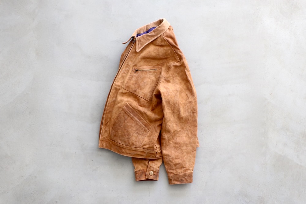 Needles(�ˡ��ɥ륺) "Zipped Work Jacket - Duck Canvas / Kakishibu Dye"