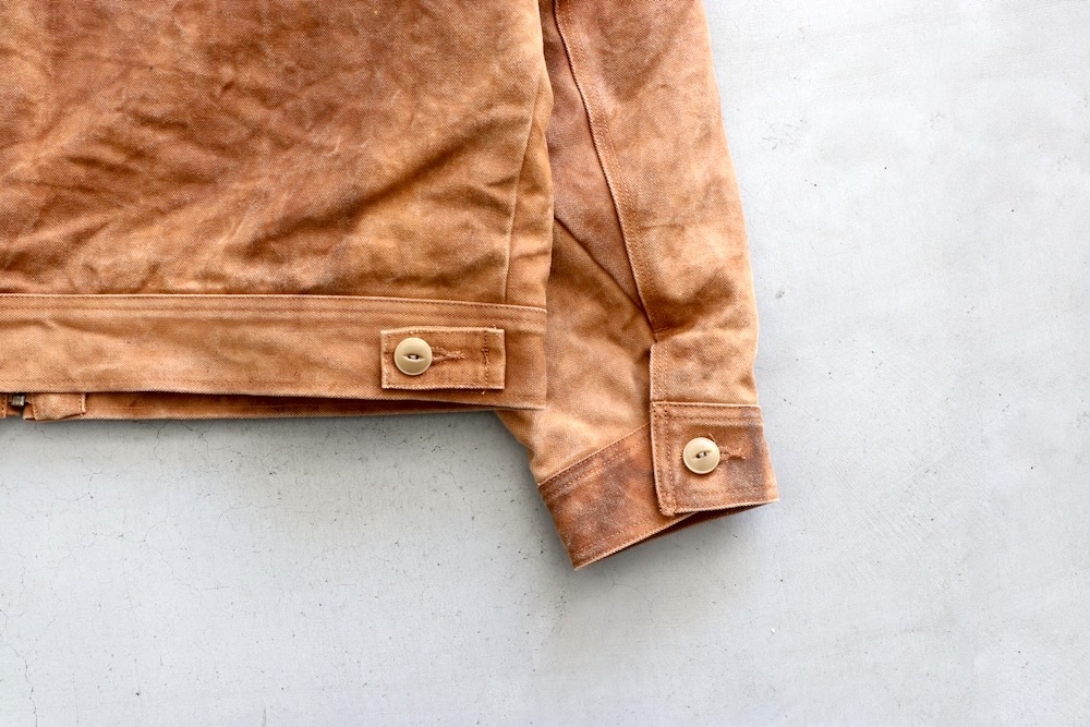 Needles(�ˡ��ɥ륺) "Zipped Work Jacket - Duck Canvas / Kakishibu Dye"
