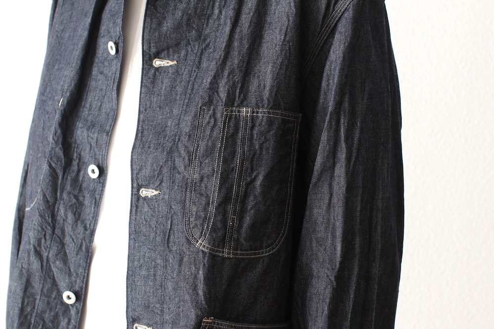 blurhms ブラームス デニム カバーオール　黒 30% OFF】[BROOTS25S6DEM]blurhms ROOTSTOCK(ブラームスルート